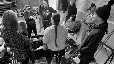 group photograph of Tract Collective members