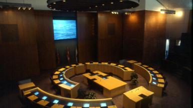 Image of Kitchener city hall meeting room