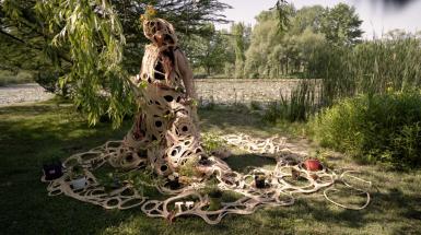 Still from video Performing community garden