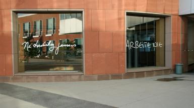 Two windows with text