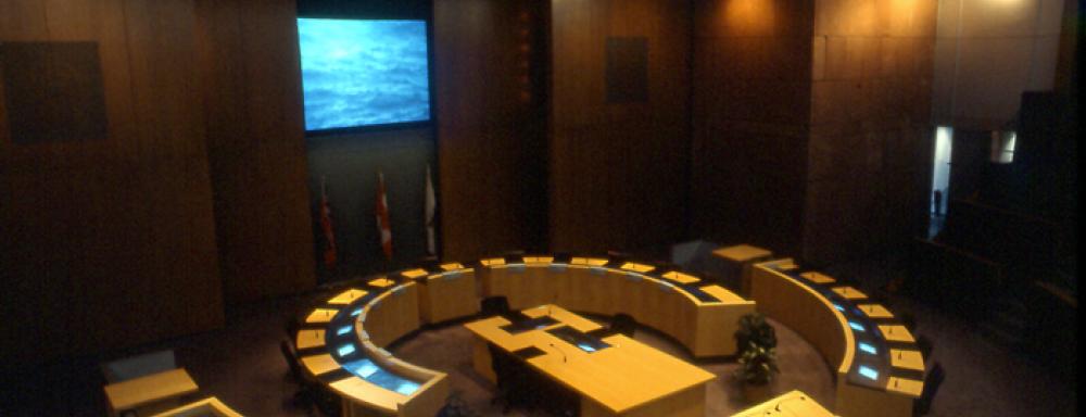 Image of Kitchener city hall meeting room