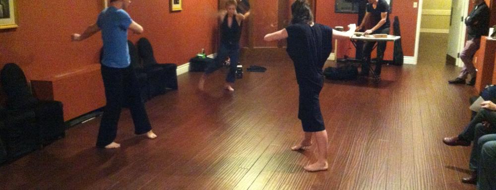 Dancers in room
